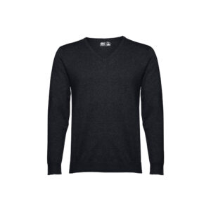 THC MILAN. Pullover com decote em" V" para homem em algodão e poliamida
