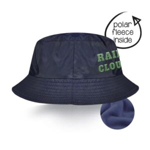 Brithat Panamá impermeável em nylon com forro polar para adulto, reversível